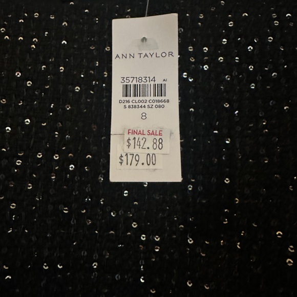 Ann Taylor Dress sequined  New - Picture 2 of 3